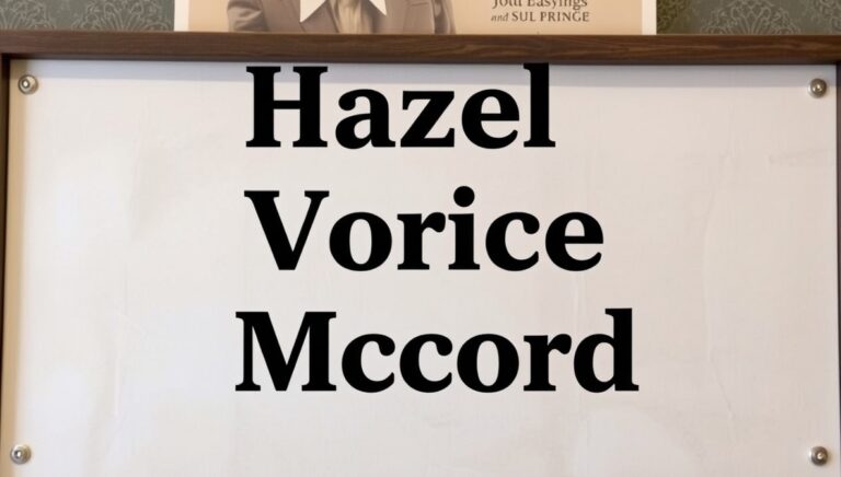 hazel vorice mccord
